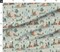 Various Fabrics by the Yard or Fat Quarter Mint Sage Green Woodland Animals Camping Outdoors Custom Printed Fabric by Spoonflower